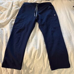 Figs Women’s Straight Navy Blue Cargo Pants